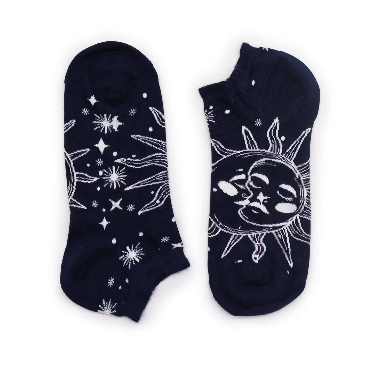 Hop Hare Bamboo Socks Low cut - Sun and Moon S/M