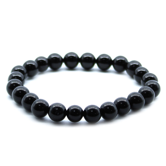 Black Agate Bracelet - Strength & Protection