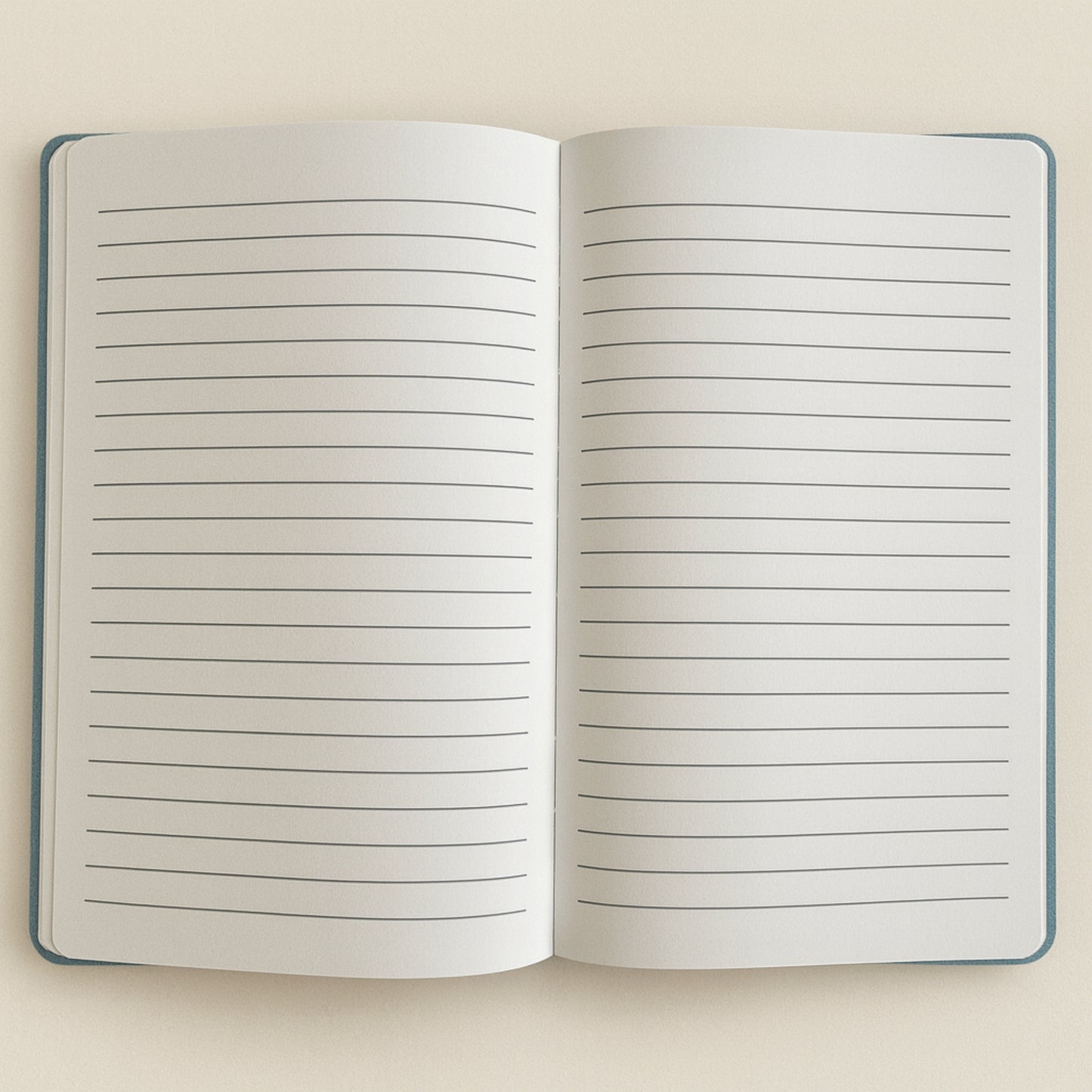Light Blue Velvet Note Book - 80 pages - Embrace the Journey