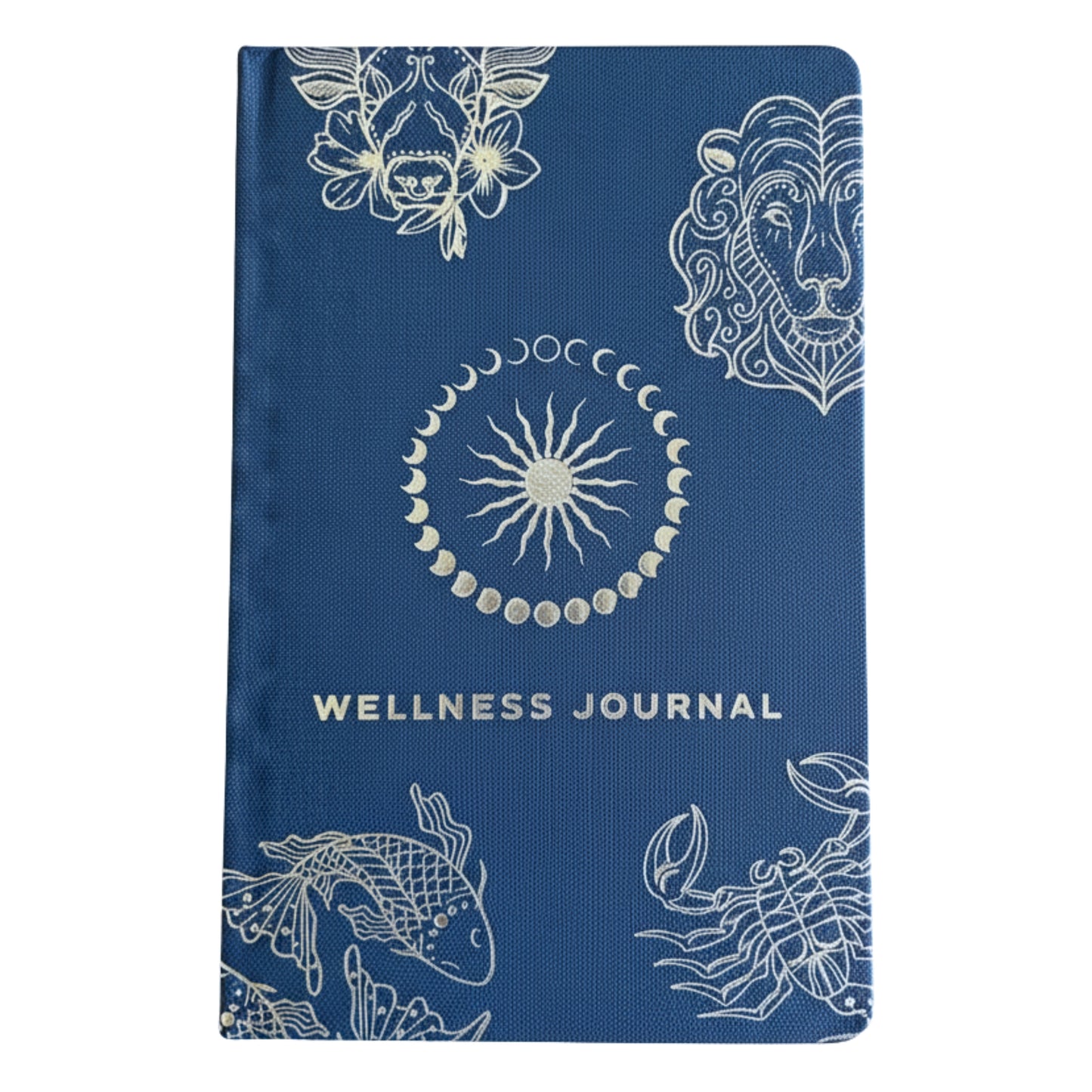 Blue & Silver Wellbeing Journal - 120 pages - Zodiac Signs