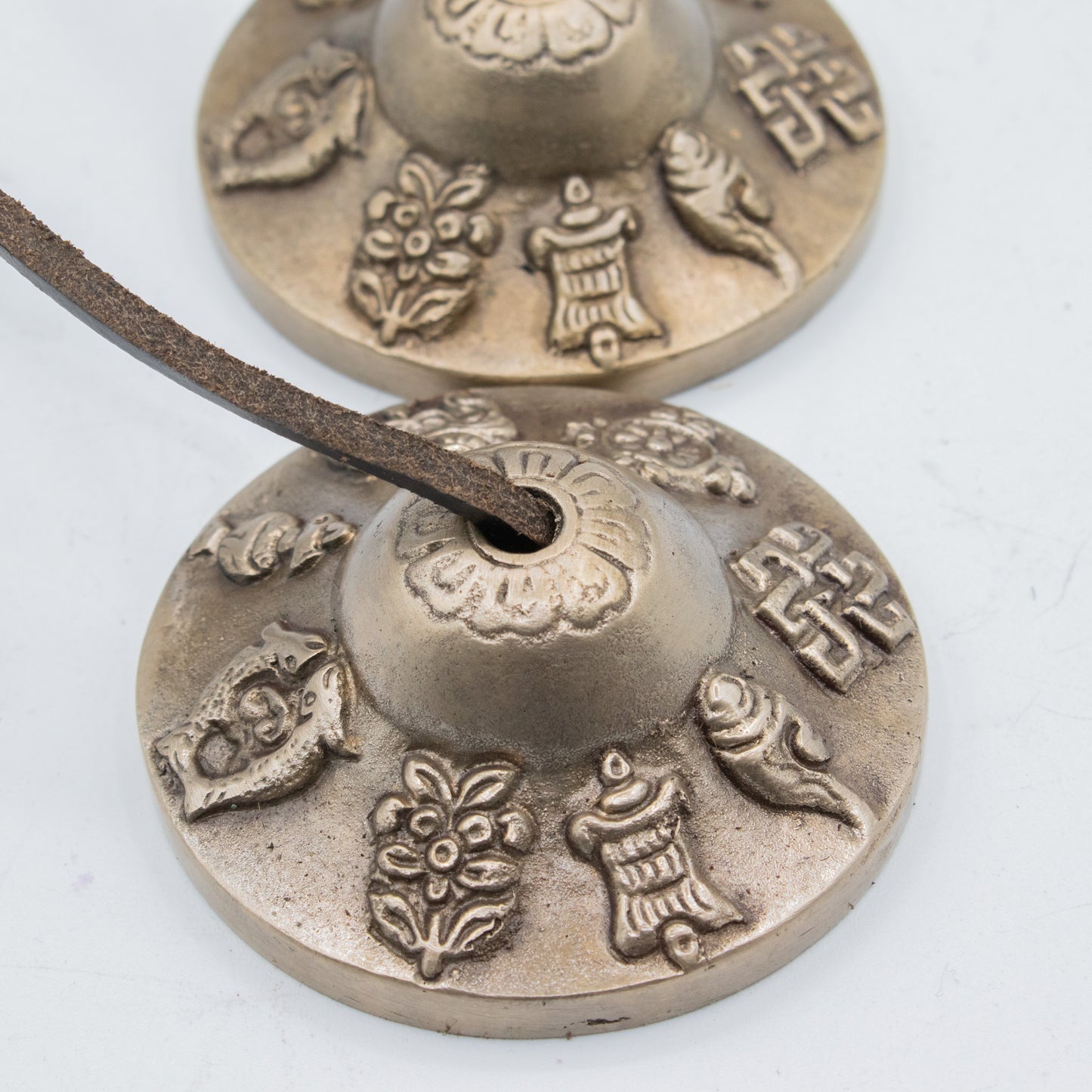 Premium Brass Tibetan Tingsha - Lucky Symbols