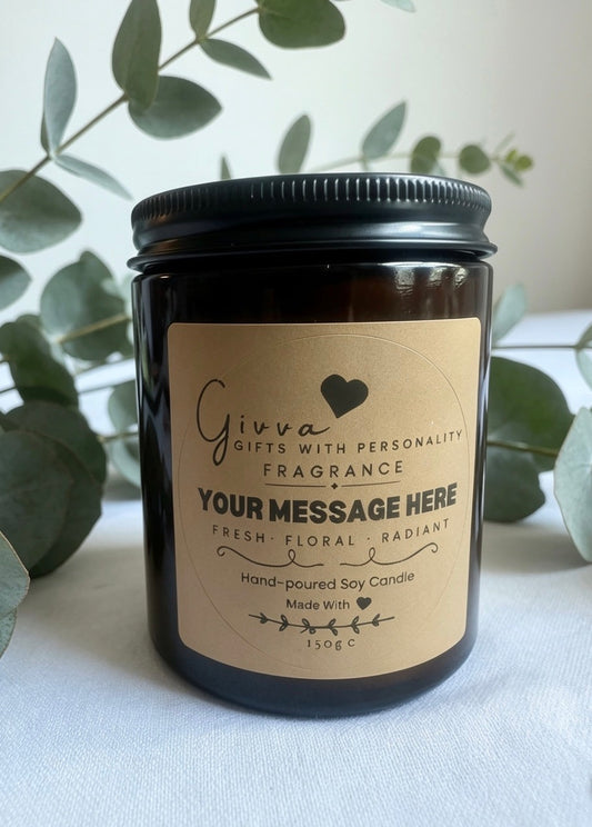 Personalised Candle