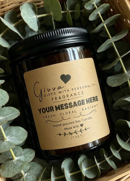 Personlised Candle